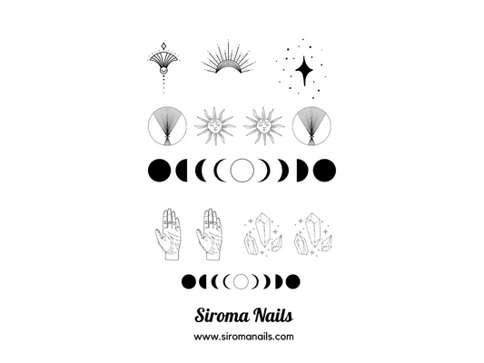 Celestial Nail Decals